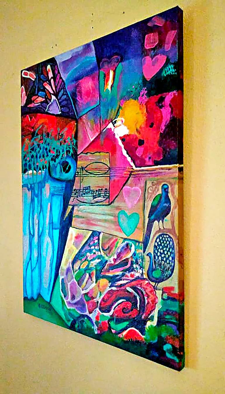 Original Abstract Painting by Genevieve Esson