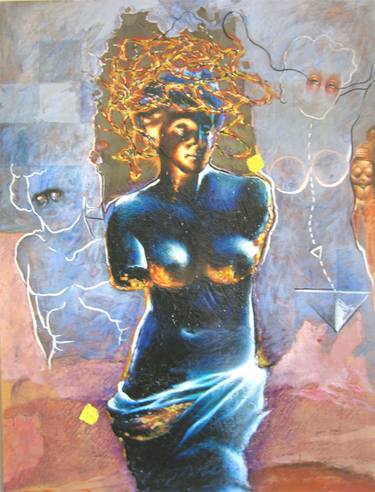 Original Classical mythology Paintings by paco morgado