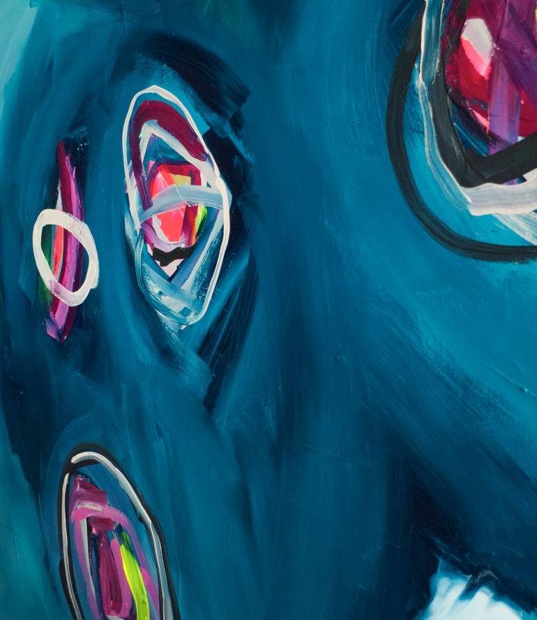 Original Abstract Expressionism Abstract Painting by Emma Ball