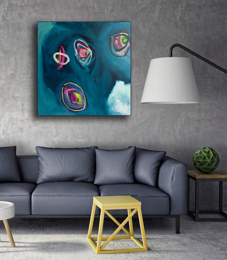 Original Abstract Expressionism Abstract Painting by Emma Ball