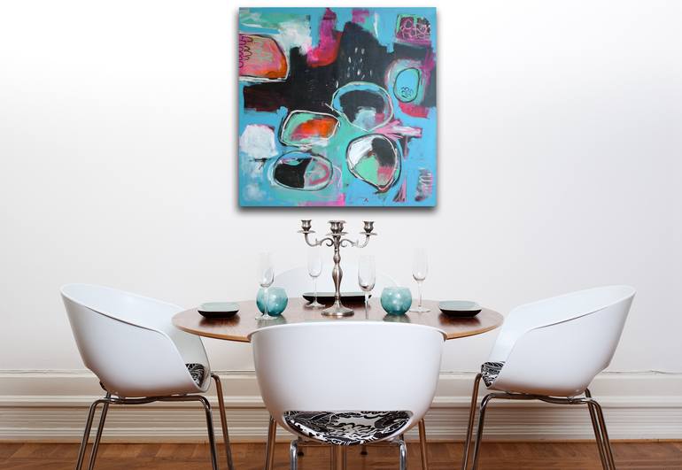 Original Abstract Expressionism Abstract Painting by Emma Ball