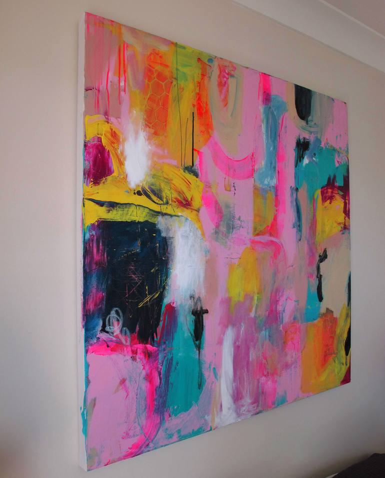 Original Abstract Expressionism Abstract Painting by Emma Ball