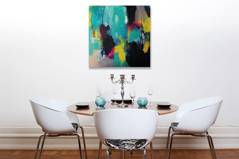 Original Abstract Expressionism Abstract Painting by Emma Ball