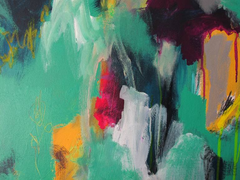 Original Abstract Expressionism Abstract Painting by Emma Ball