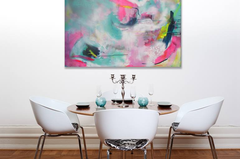 Original Abstract Expressionism Abstract Painting by Emma Ball