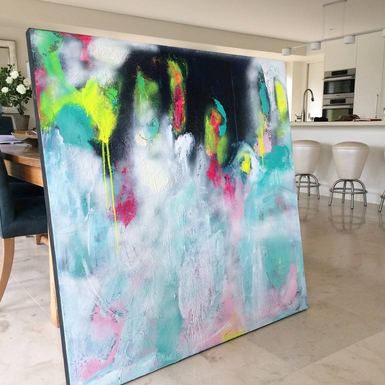 Original Abstract Expressionism Abstract Painting by Emma Ball