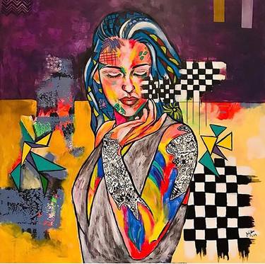 Original Contemporary Women Paintings by Samar Kamel