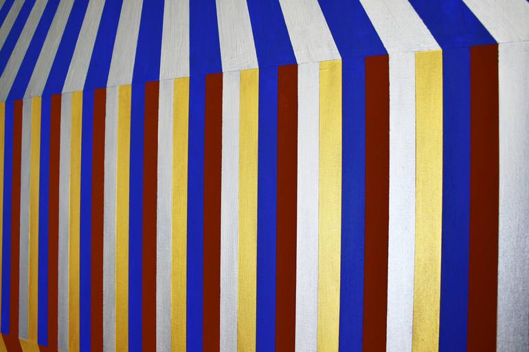 Original Abstract Architecture Painting by Zeljka Paic