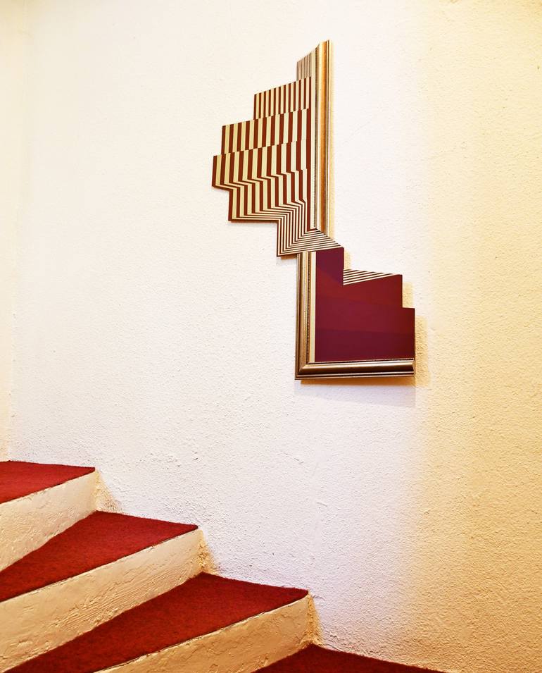 Original Abstract Geometric Sculpture by Zeljka Paic