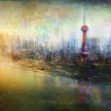 Cityscape #40 (Shanghai dreamline) - Limited Edition 1 of 20 by Alfredo Gonzalez