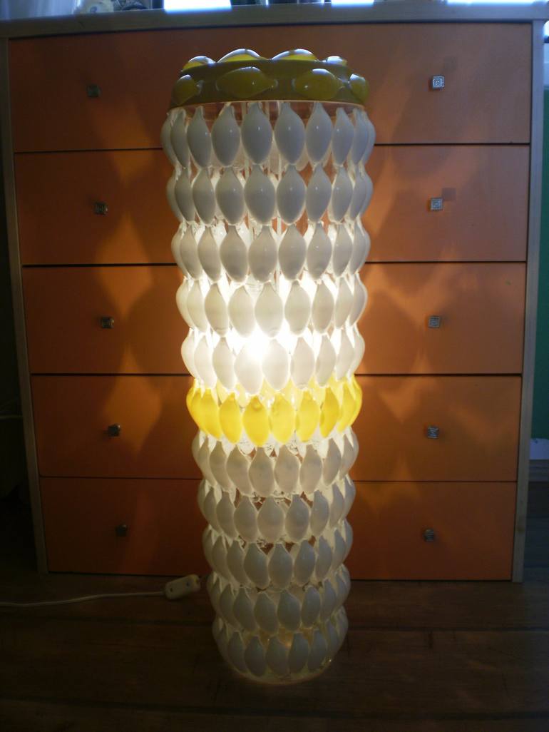 Original Light Sculpture by Manos Markakis