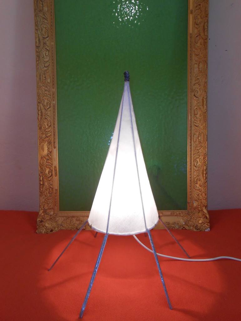 Original Art Deco Light Sculpture by Manos Markakis