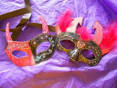 Hand Painted Ball or Party Masks! thumb