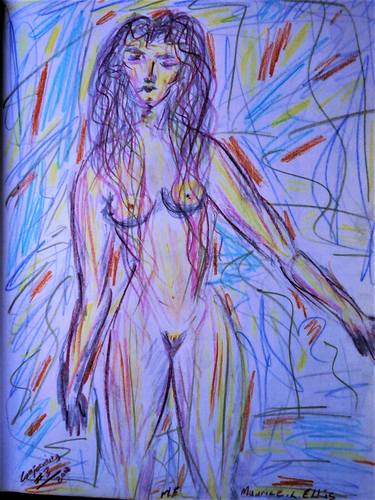 Original Abstract Body Drawings by Maurice Lexington Ellis