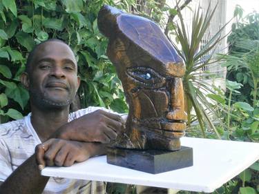Original Abstract Expressionism People Sculpture by Maurice Lexington Ellis