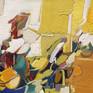 " August 19 " Oil On Canvas, 2000, 24x22 inches, (60.96 x 55.88 cm. )