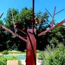 Sculpture d'arbre métallique