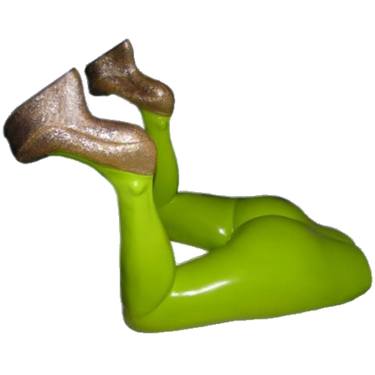 Original Art Deco Fashion Sculpture by Arson Diffusart