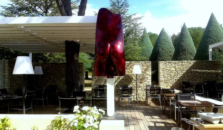 Original Art Deco Body Sculpture by Arson Diffusart