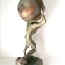 gallery ''Atlas, le Titan tétanisé'' résine effet Bronze Antique