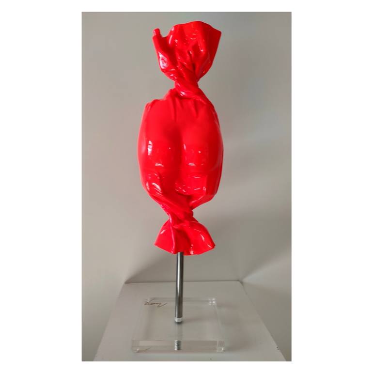 Original Abstract Expressionism Love Sculpture by Arson DiffusArt