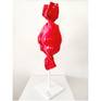 Sculpture de bonbon rouge