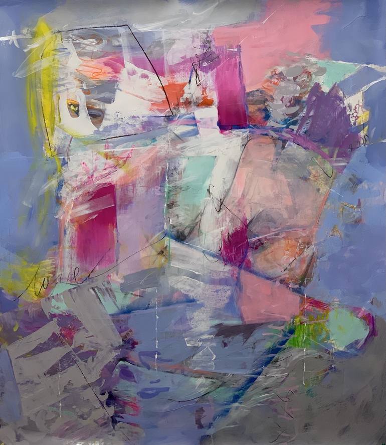 Print of Abstract Expressionism Abstract Paintings by Kati Bujna