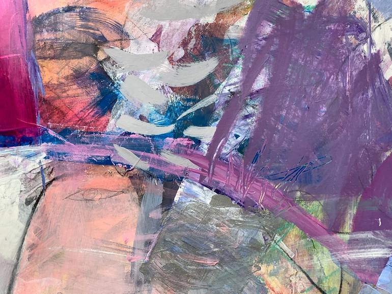 Original Abstract Expressionism Abstract Painting by Kati Bujna