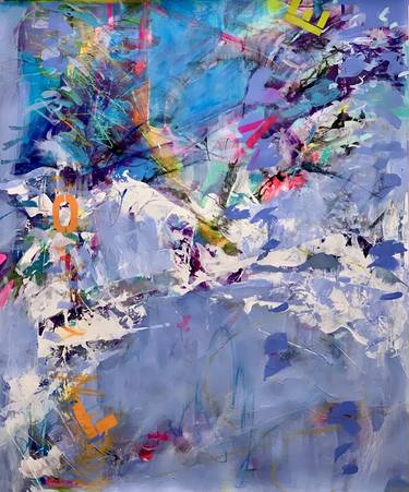 Original Abstract Expressionism Abstract Paintings by Kati Bujna