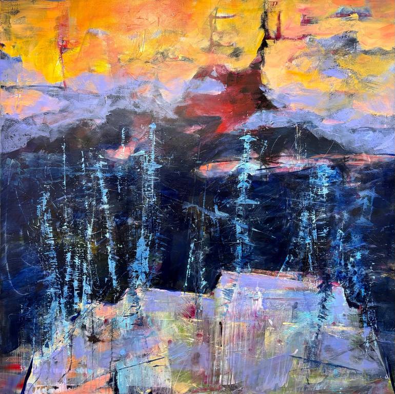 Forest Twilight Painting by Kati Bujna Saatchi Art