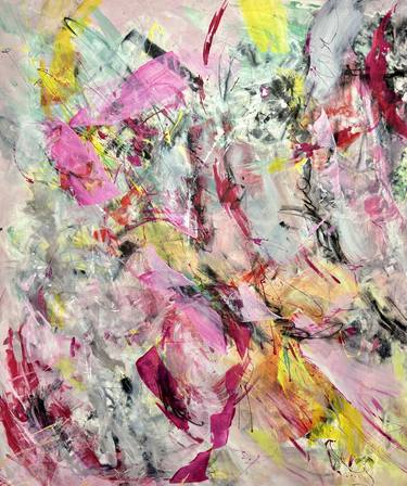 Original Abstract Expressionism Abstract Paintings by Kati Bujna