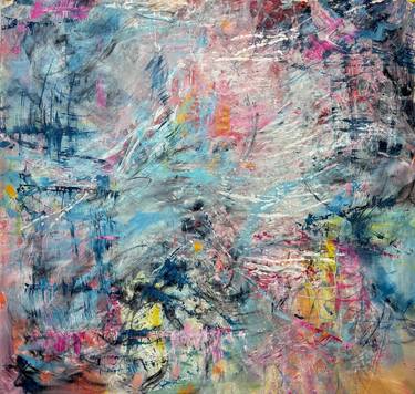 Original Abstract Expressionism Abstract Paintings by Kati Bujna