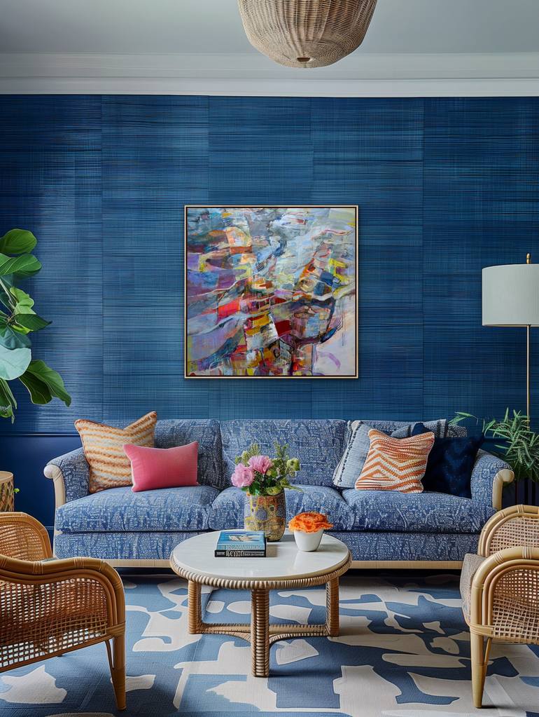 Original Abstract Nature Painting by Kati Bujna