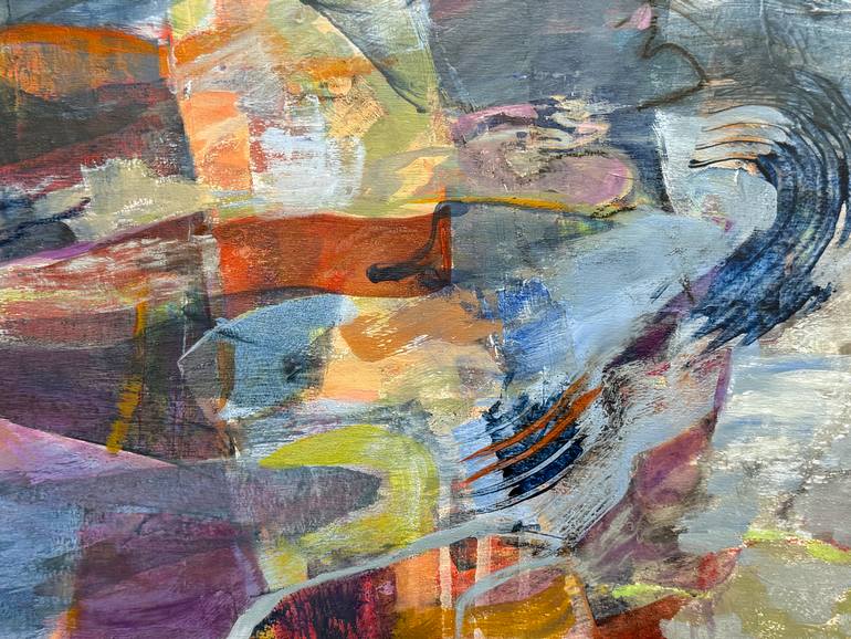 Original Abstract Nature Painting by Kati Bujna