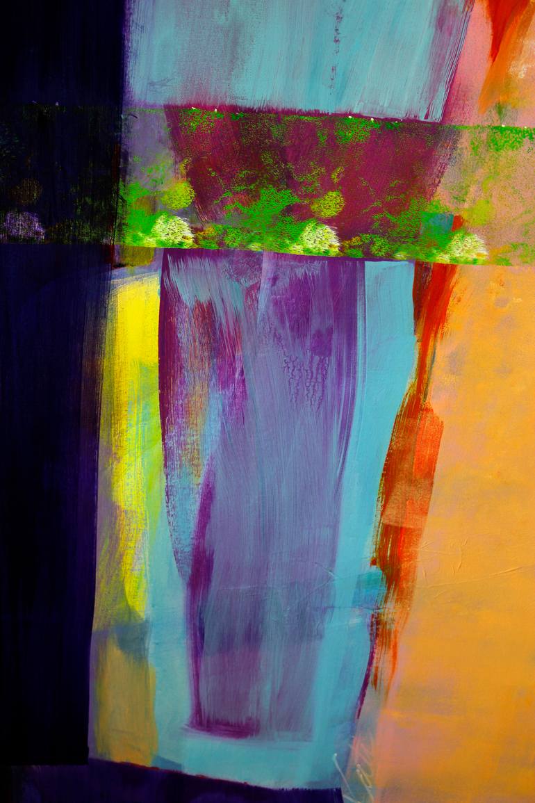 Original Abstract Expressionism Abstract Painting by Kati Bujna