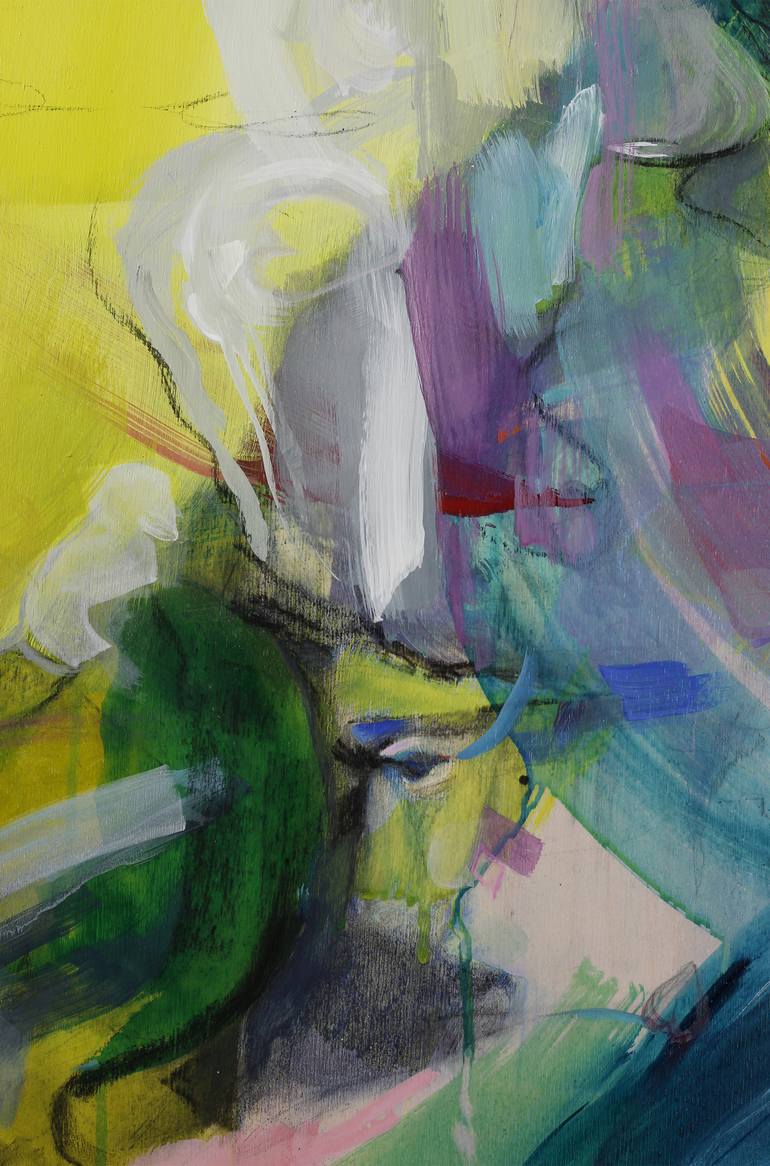 Original Abstract Expressionism Women Painting by Kati Bujna