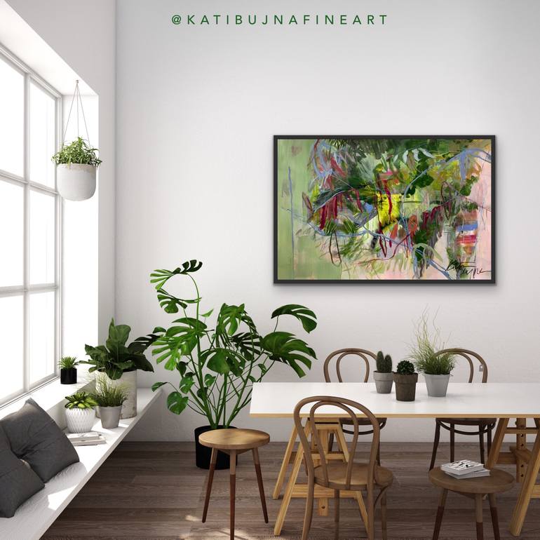 Original Abstract Nature Painting by Kati Bujna