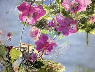 Print of Floral Paintings by Kati Bujna