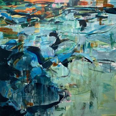 Print of Abstract Water Paintings by Kati Bujna