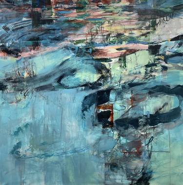 Original Abstract Water Paintings by Kati Bujna