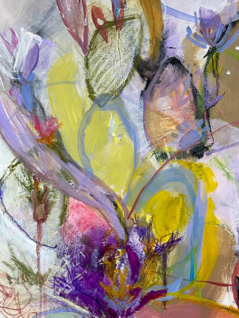 Original Abstract Expressionism Abstract Painting by Kati Bujna