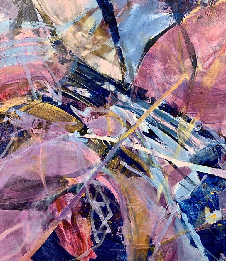 Original Abstract Expressionism Abstract Painting by Kati Bujna