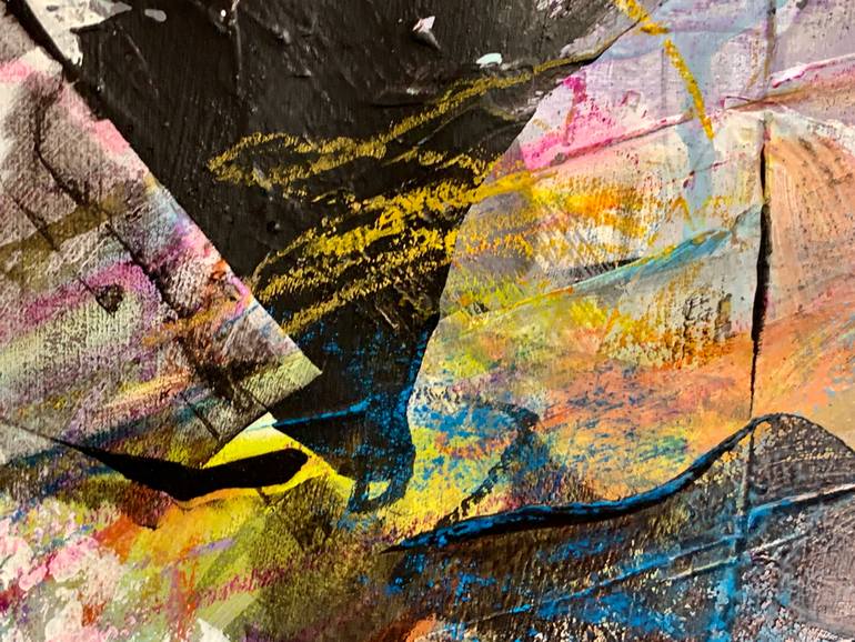 Original Abstract Water Painting by Kati Bujna
