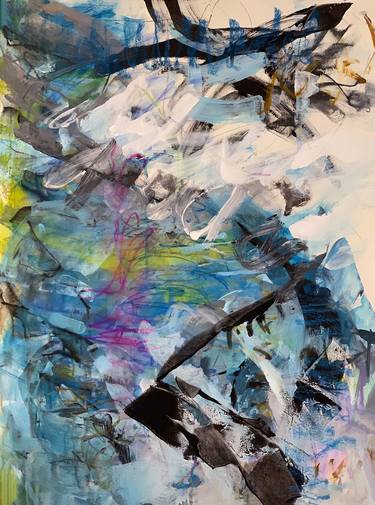 Print of Abstract Water Paintings by Kati Bujna