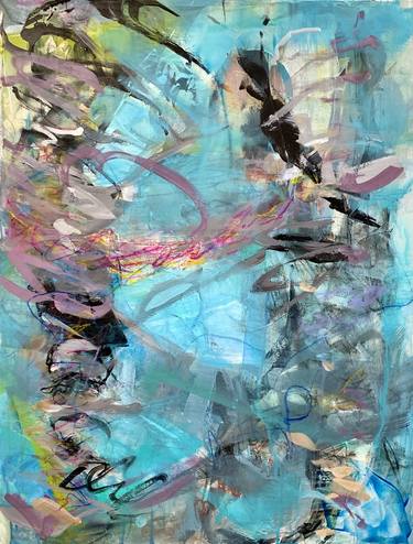 Print of Abstract Water Paintings by Kati Bujna