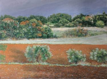 Original Documentary Landscape Paintings by Niccolò Leto
