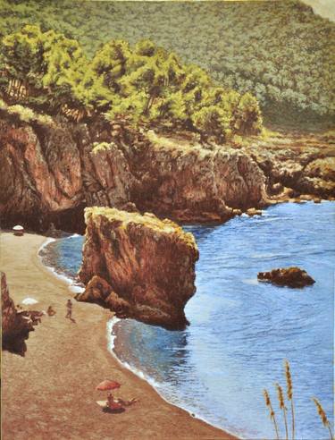 Print of Realism Beach Paintings by Niccolò Leto