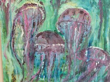 Original Abstract Nature Paintings by Anne Gratt