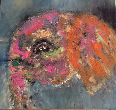 Original Abstract Animal Painting by Anne Gratt