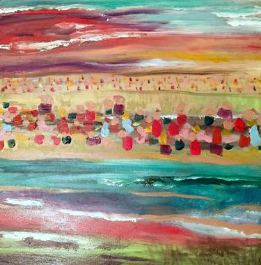 Original Abstract Culture Painting by Anne Gratt